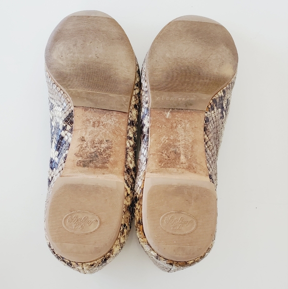 BURBERRY Real Python ballet Flats Size 37.5 - Picture 7 of 16